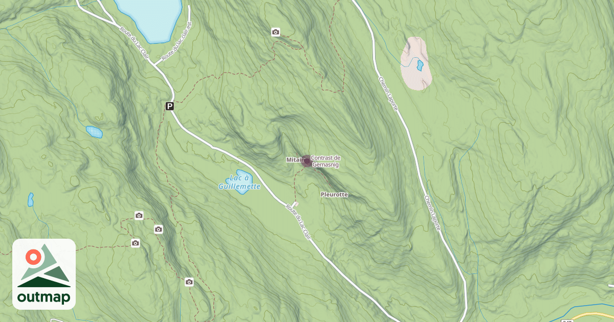 Map of Contrast de Gernasnig
