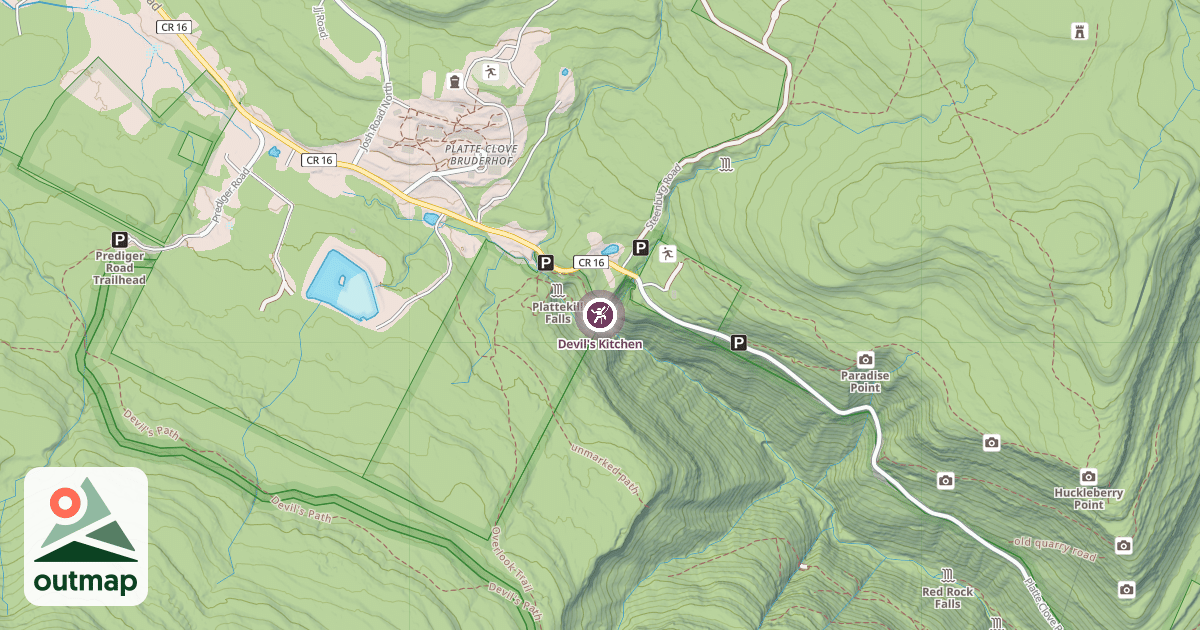 Map of Devil's Kitchen