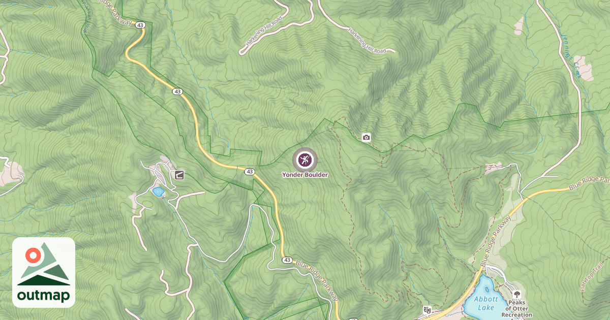 Map of Yonder Boulder