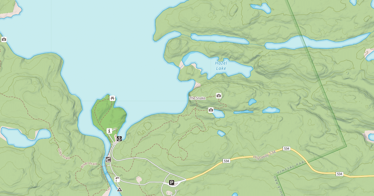 Map preview of The Snake