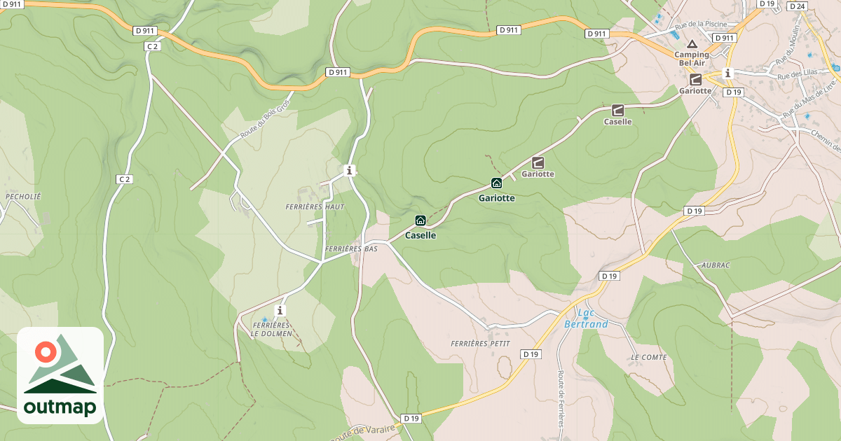 Map of Caselle