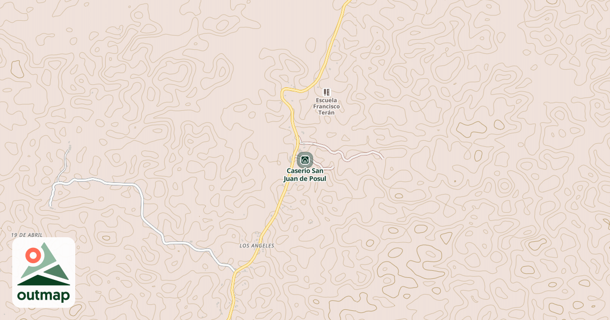 Map of Caserio San Juan de Posul