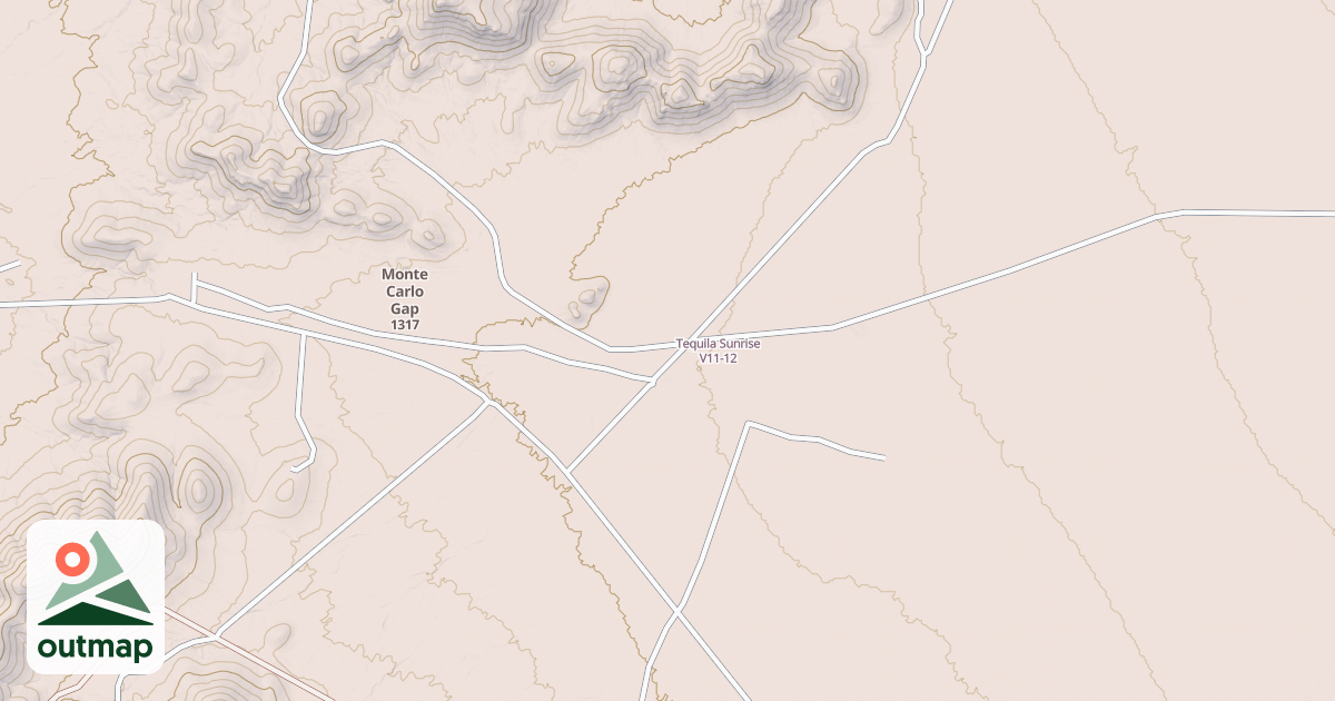 Map of Tequila Sunrise