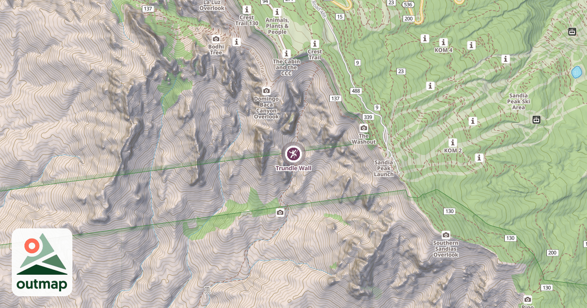 Map of Trundle Wall