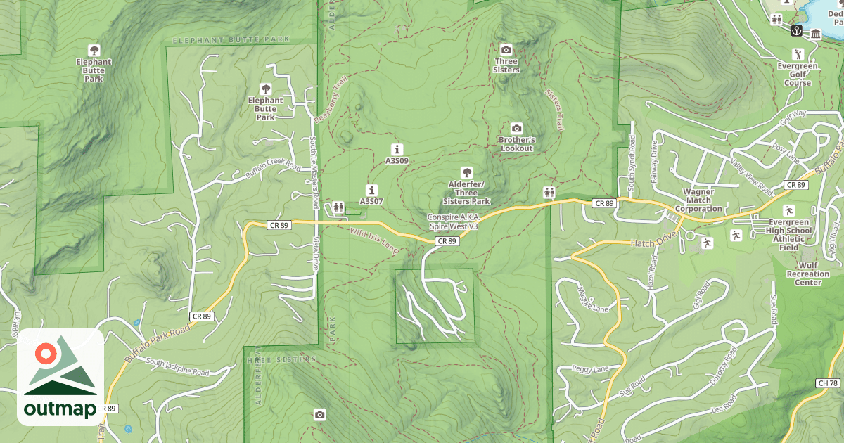 Map of Conspire A.K.A. Spire West