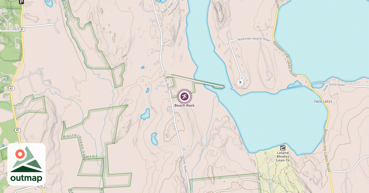 Map of Beach Rock