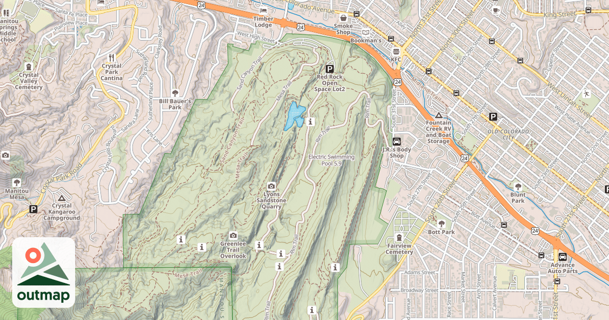 Map of Electric Swimming Pool