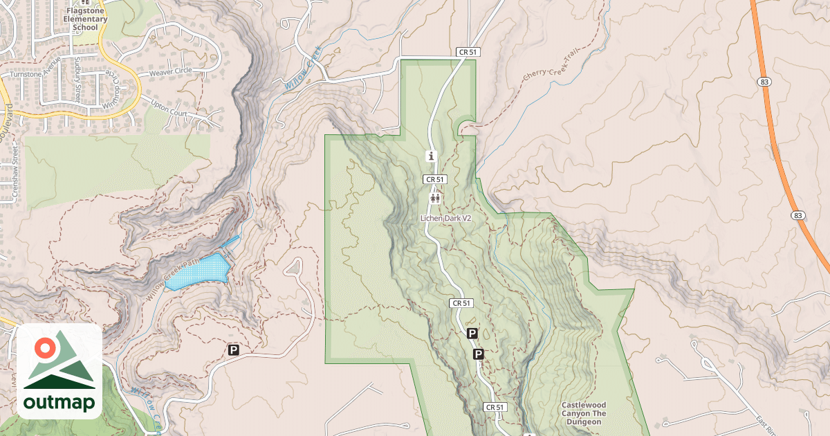 Map of Lichen Dark