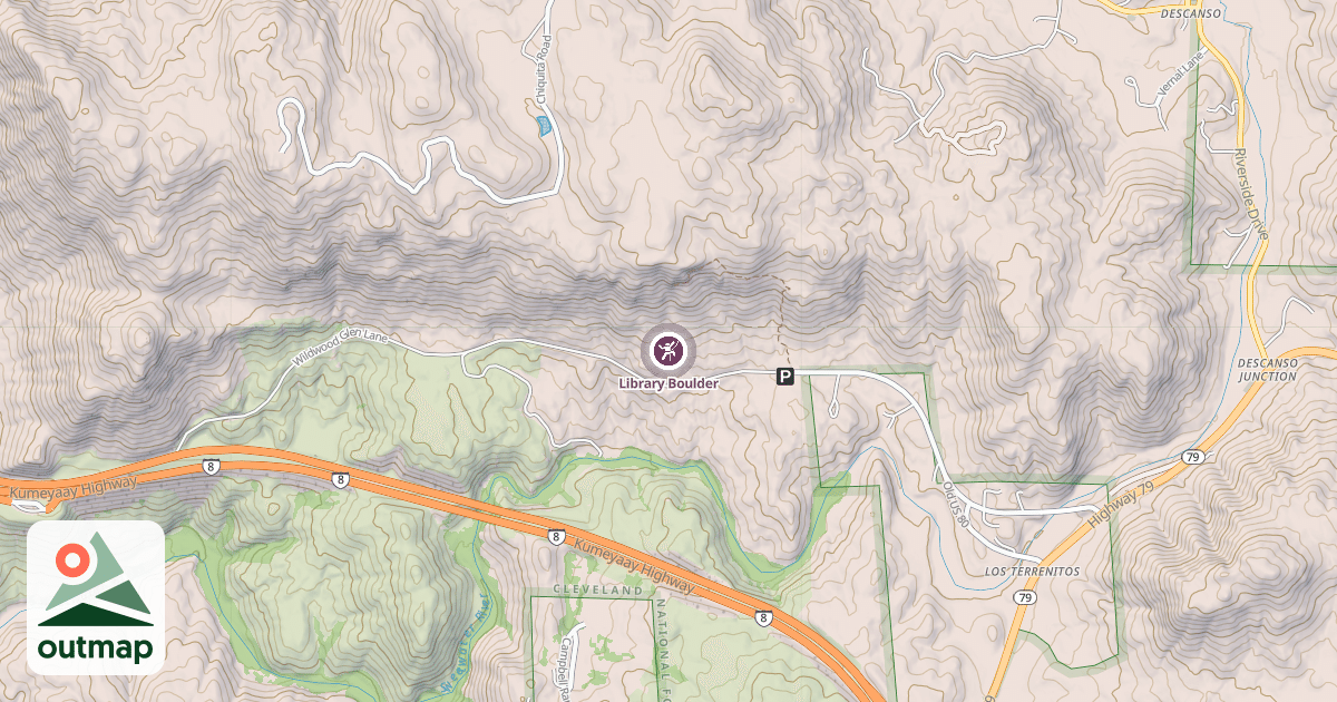 Map of Library Boulder