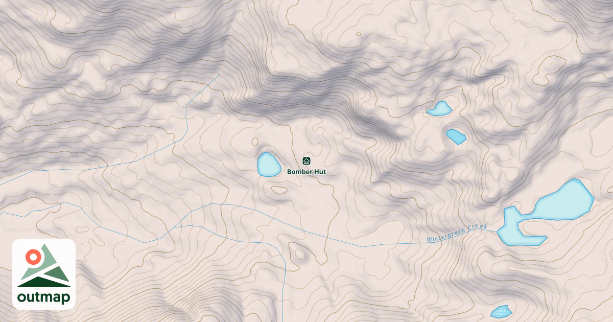 Map of Bomber Hut