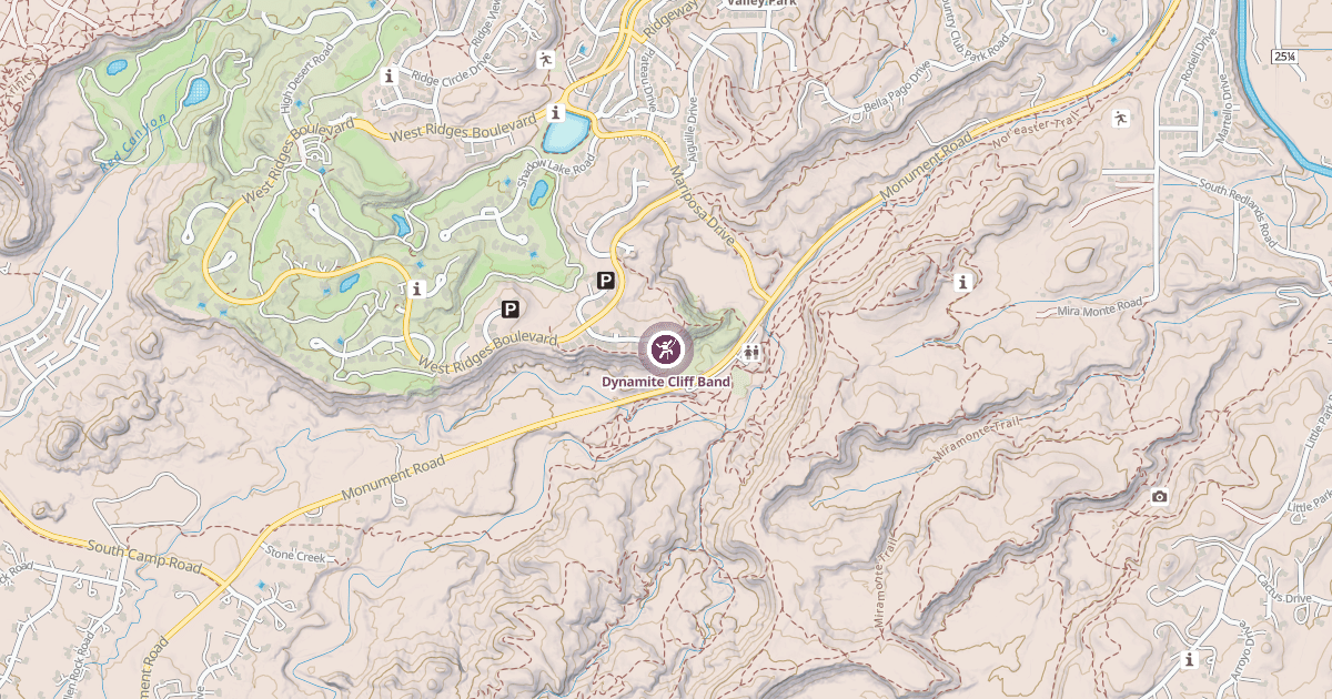 Map preview of Dynamite Cliff Band