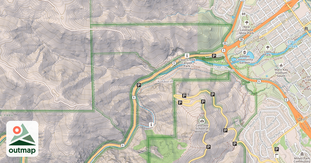 Map of Audubon
