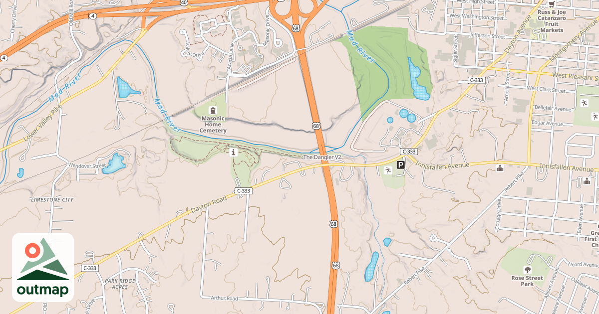 Map of The Dangler