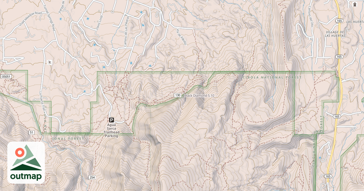 Map of Black Diamond