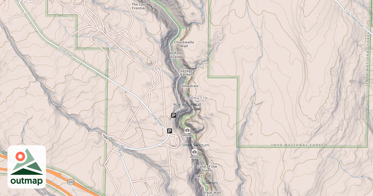 Map of Bertha