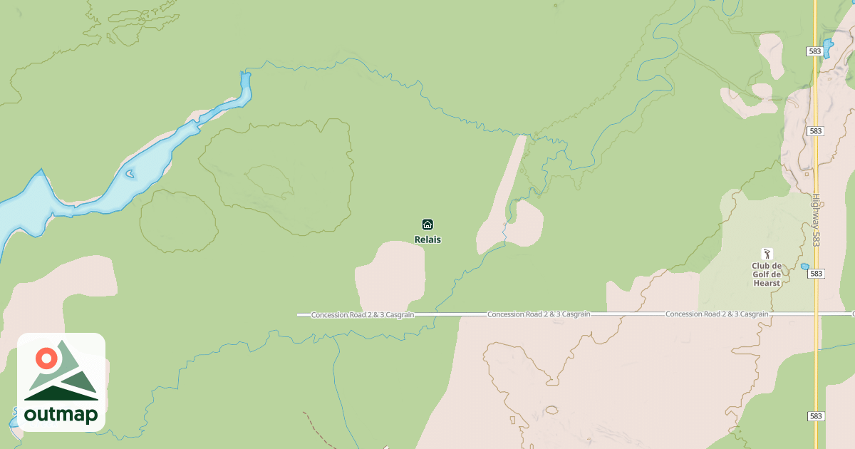 Map of Relais