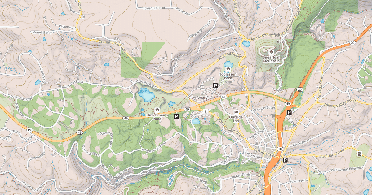 Map preview of Claw Arête