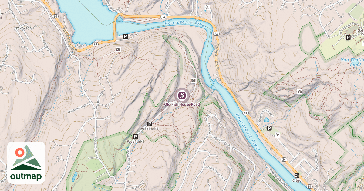 Map of Old Fish House Road