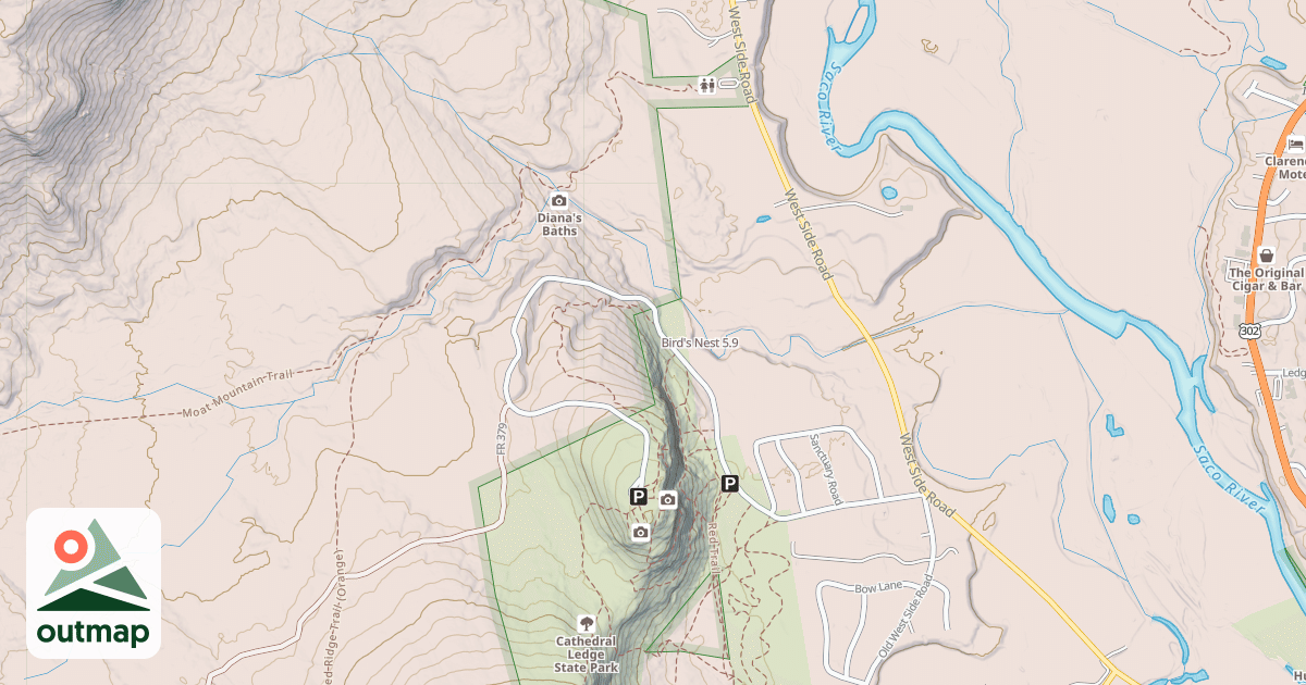 Map of Bird's Nest