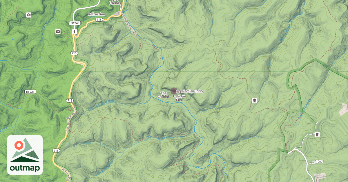 Map of Appalachian Spring