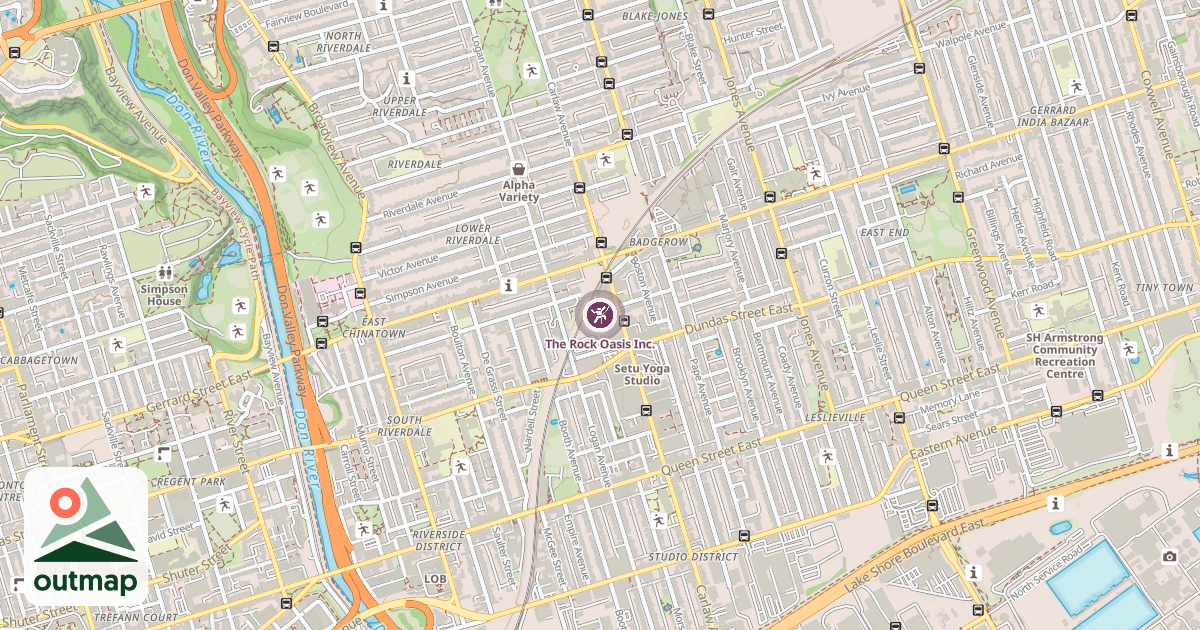 Map of The Rock Oasis Inc.