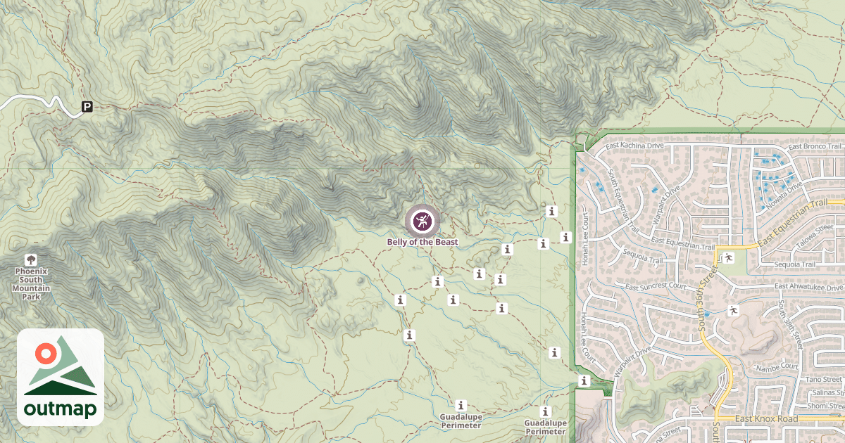 Map of Belly of the Beast