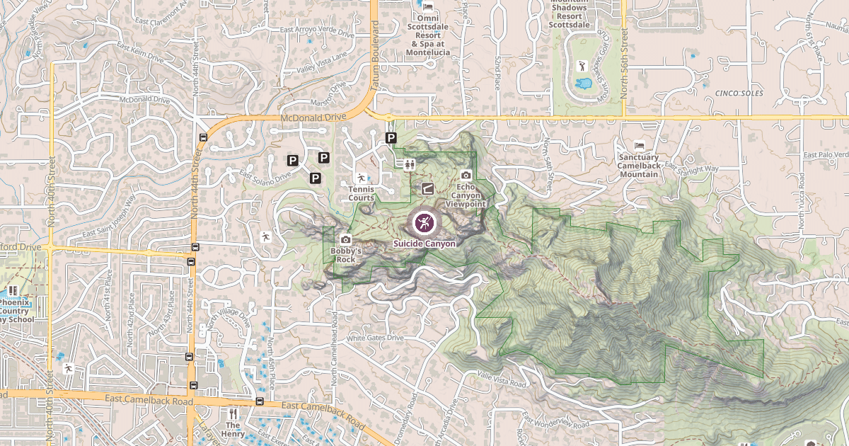 Map preview of Suicide Canyon