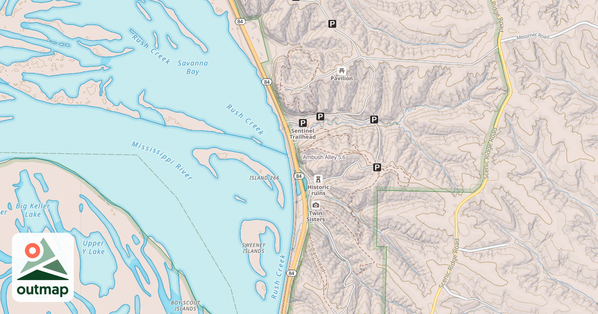 Map of Ambush Alley