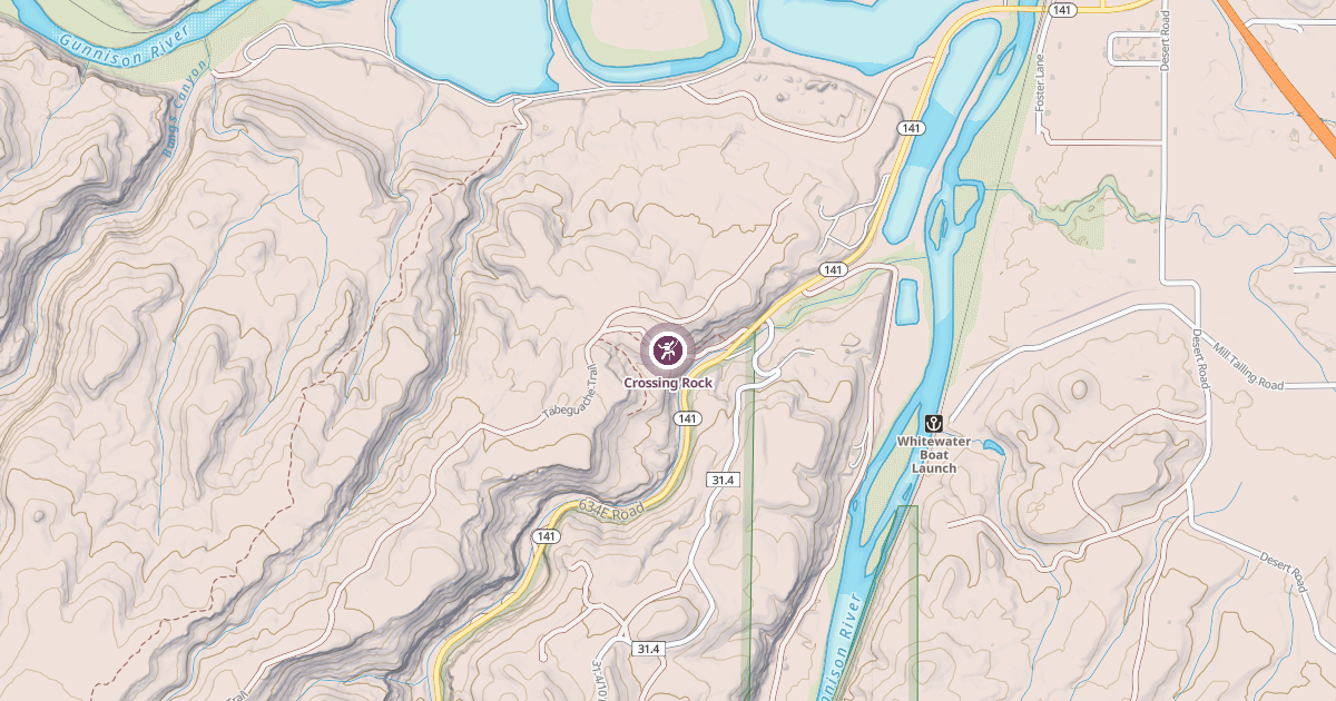 Map preview of Crossing Rock