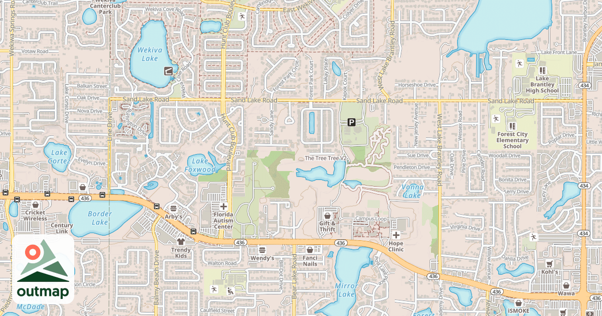 Map of The Tree Tree