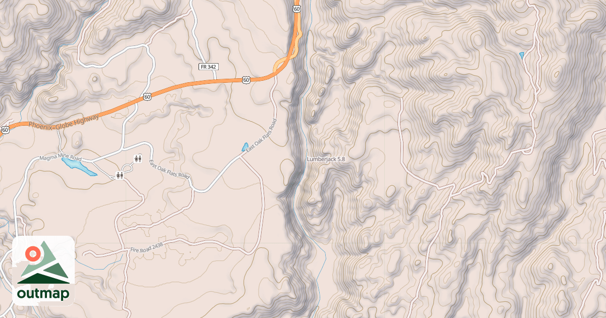 Map of Lumberjack