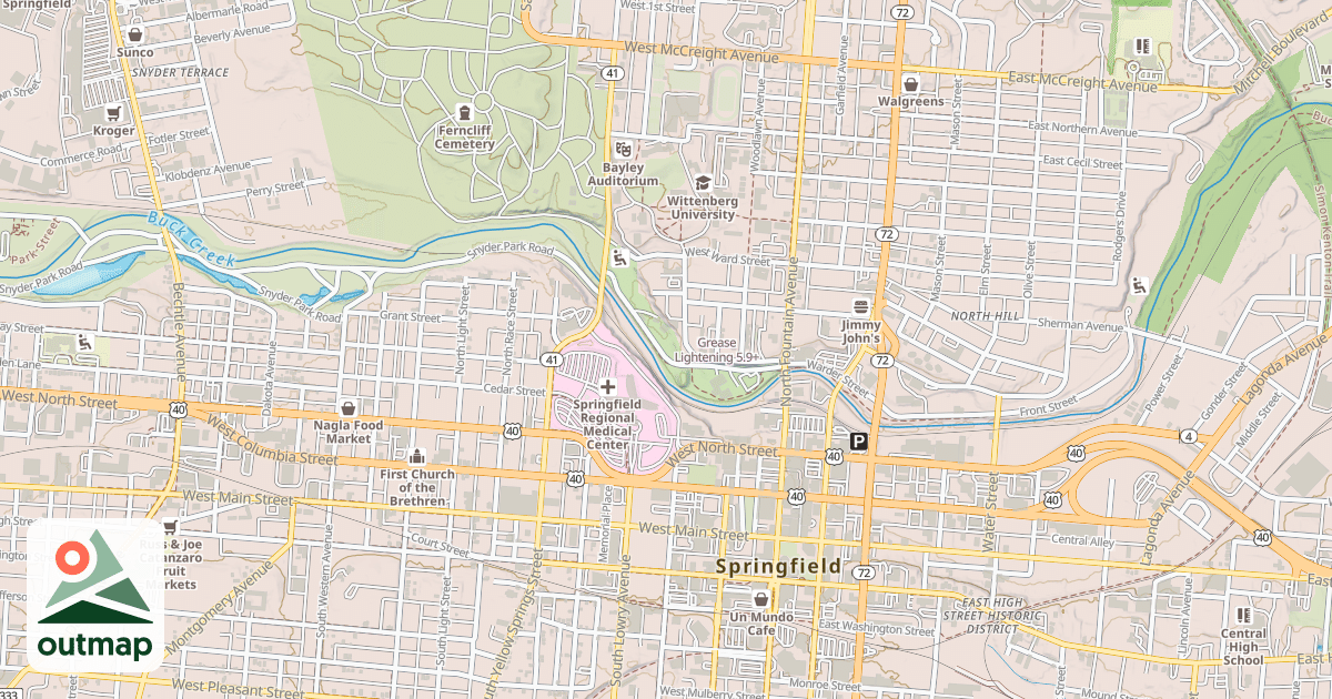 Map of Grease Lightening