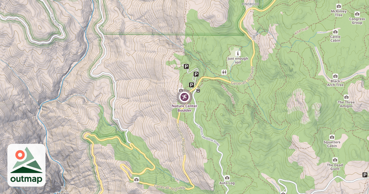 Map of Nature Center Boulder