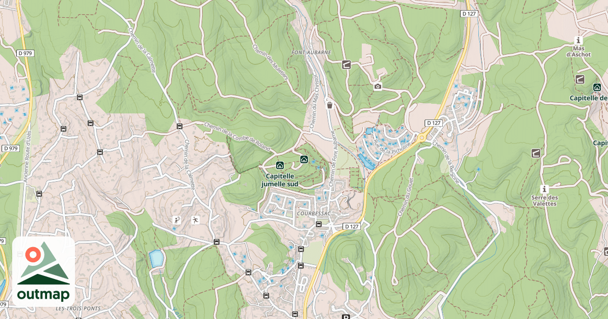 Map of Capitelle Bellevue