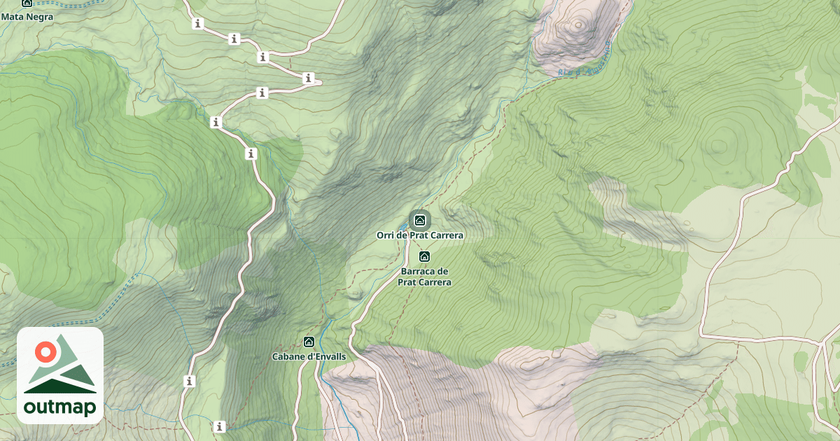 Map of Orri de Prat Carrera