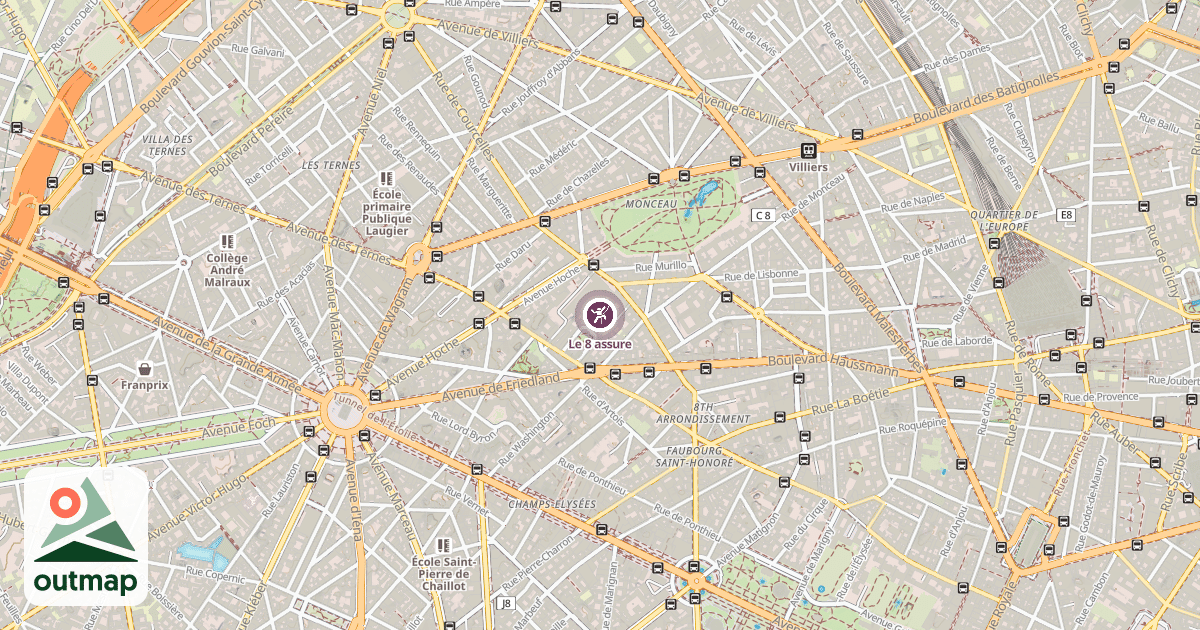 Map of Le 8 assure