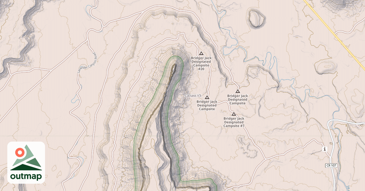 Map of Cactass
