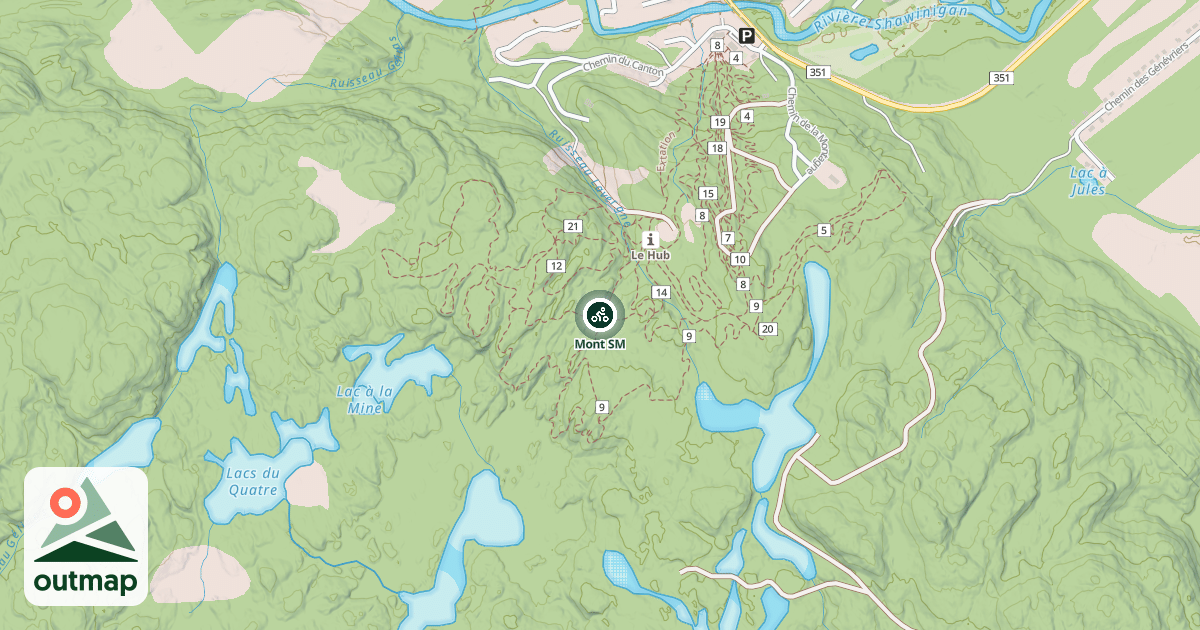 Map of Mont SM