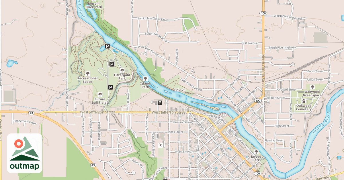Map of Odie
