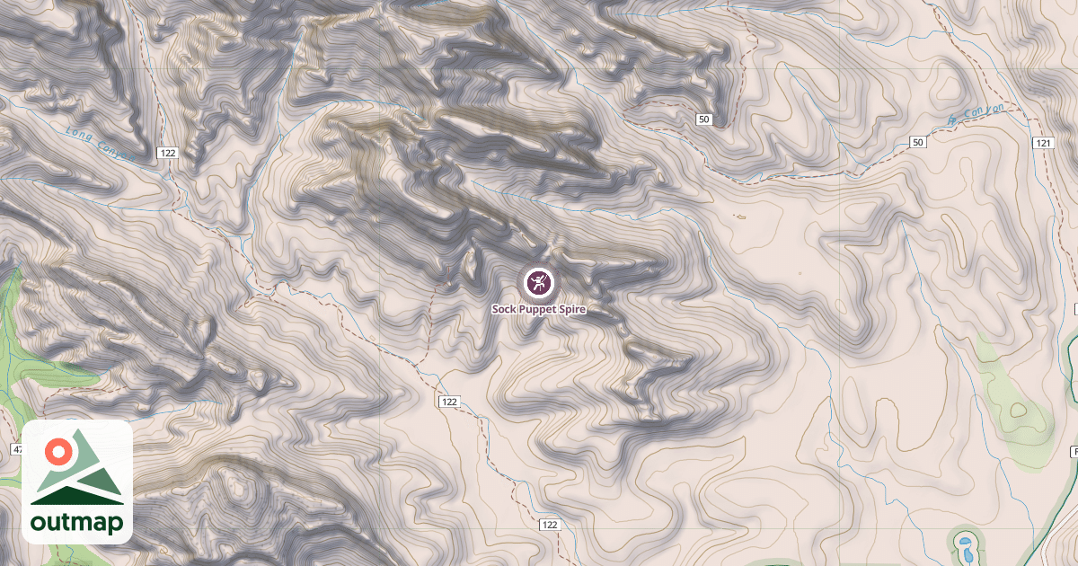 Map of Sock Puppet Spire