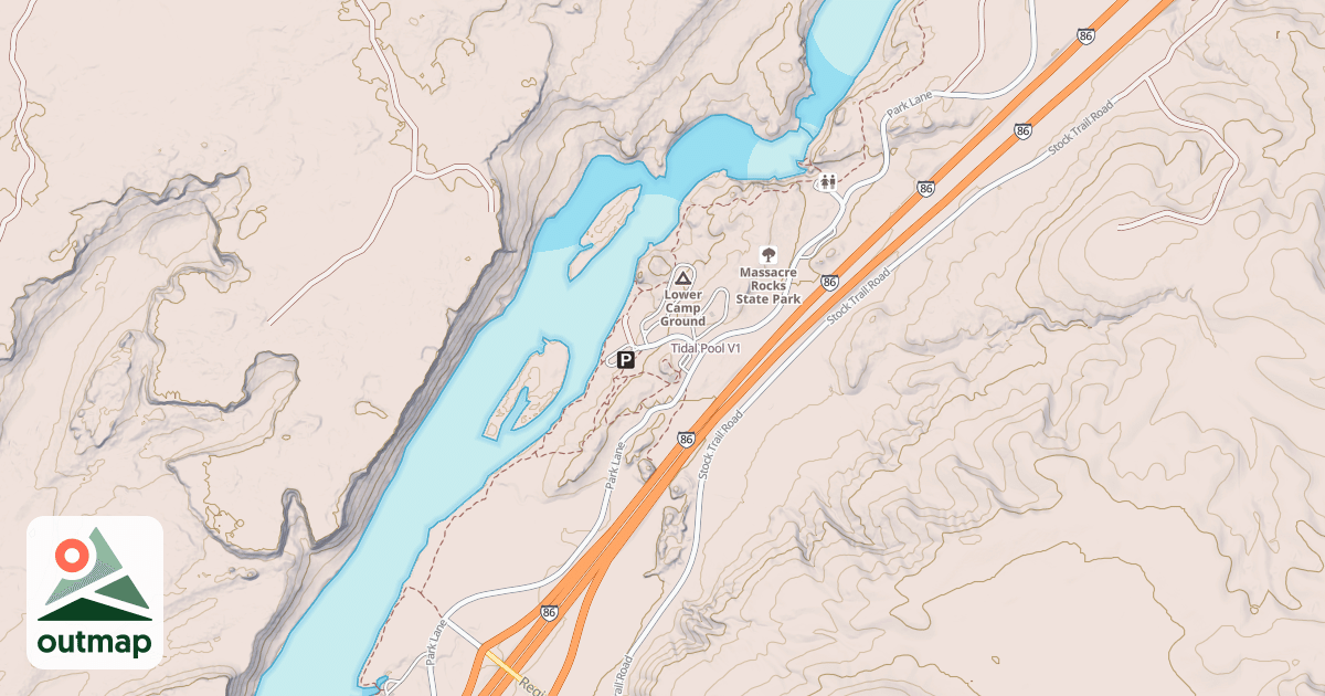 Map of Tidal Pool