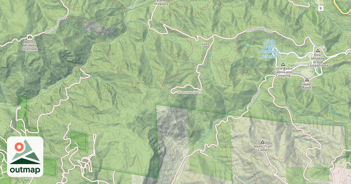 Map of Huecosaurus