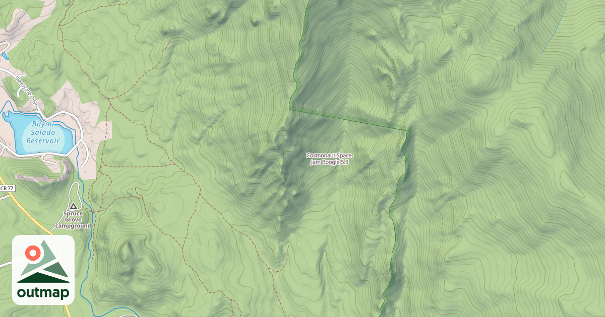 Map of Cosmonaut Space-Jam Boogie