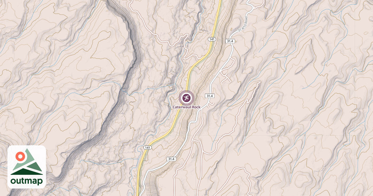 Map of Caterwaul Rock