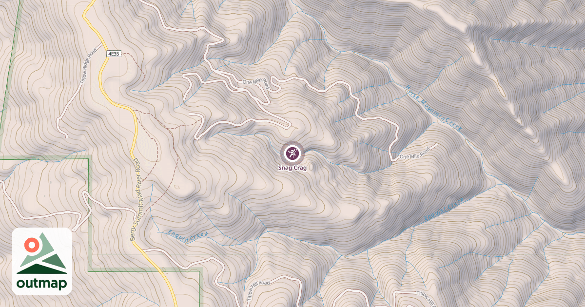 Map of Snag Crag