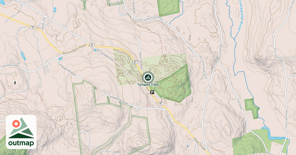 Map of Turnpike Trails