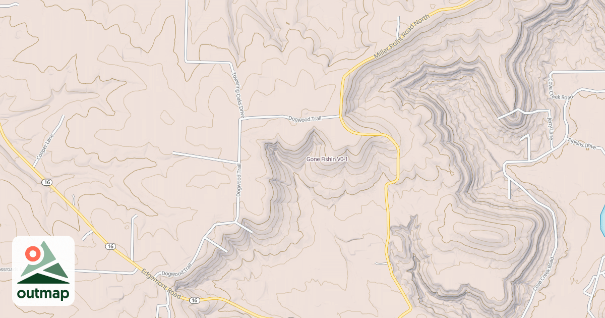 Map of Gone Fishin