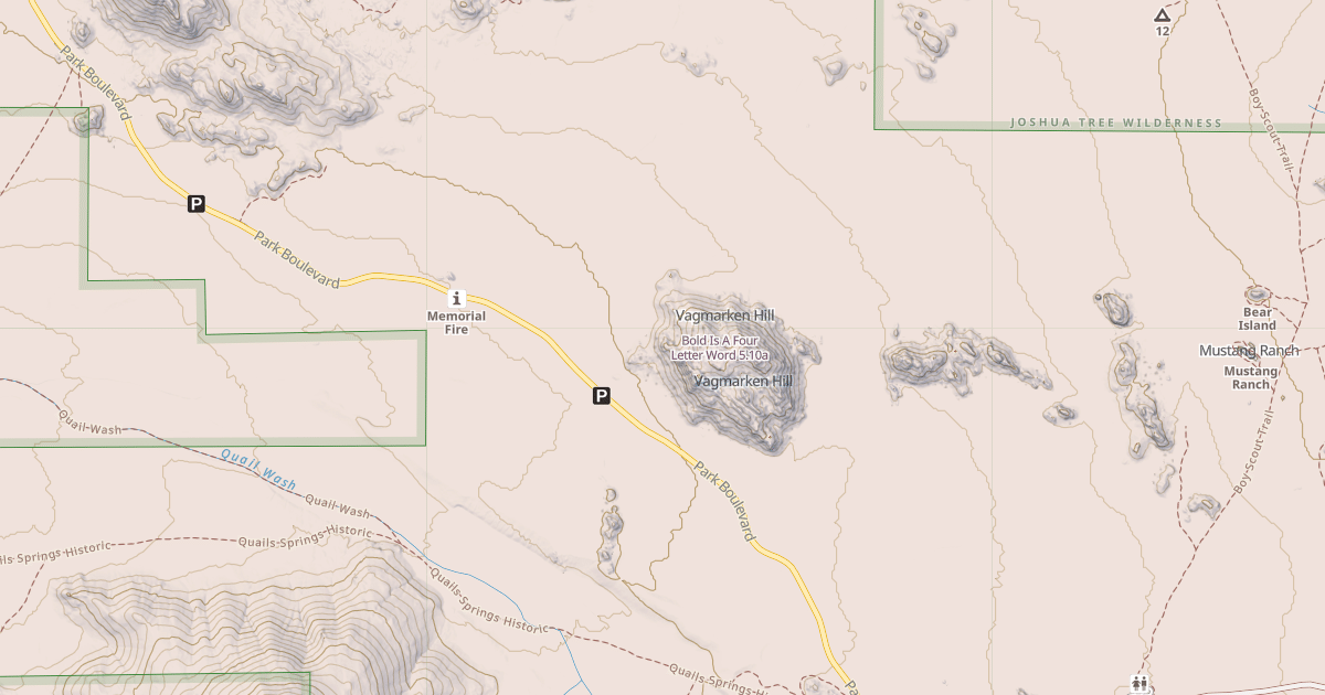 Map preview of Bold Is A Four Letter Word