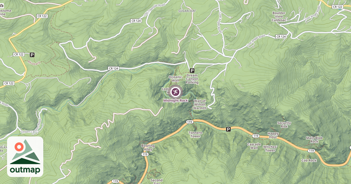 Map of Midnight Rock