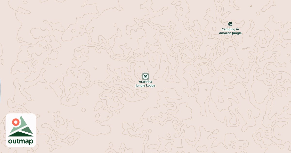 Map of Ararinha Jungle Lodge
